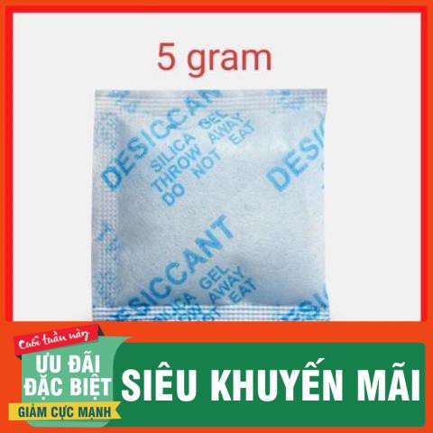 Gói chống Ẩm đóng túi 500gr loại 1/2/5/10/20/50/100gr Silicagel - Hạt chống ẩm mốc, khử mùi