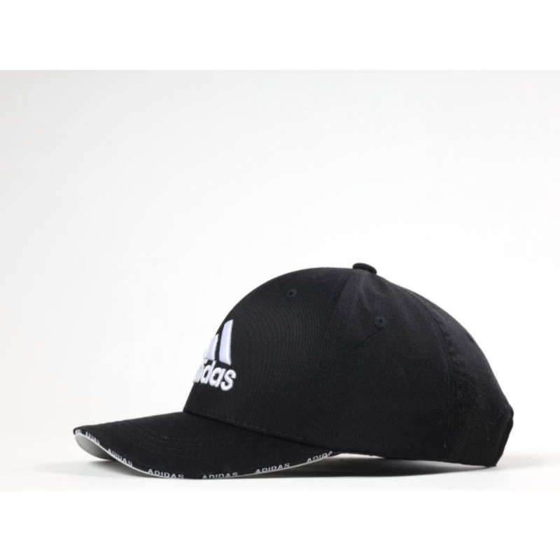 Nón lưỡi trai A DI DAS chất vải cotton Hàn Quốc cao cấp, nón kết Unissex màu đen trắng logo thêu nổi 3D