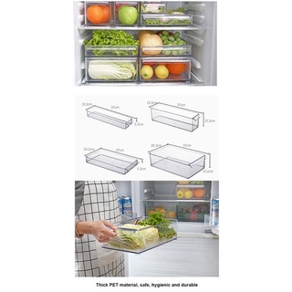 Khay tủ lạnh trong suốt cao cấp có nắp đậy tay cầm thông minh giúp tủ lạnh trở nên gọn gàng ngăn nắp