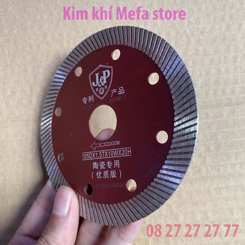 (Hộp 10 lưỡi) Lưỡi cắt đa năng J&amp;P 105 cao cấp chuyên cắt gạch men, cắt đá