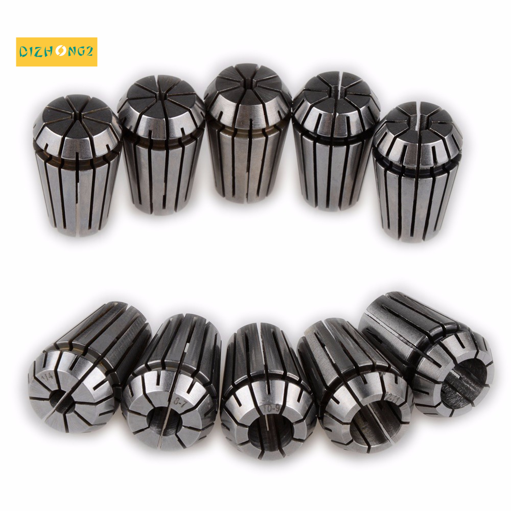 10 Chiếc ER20 Chính Xác Lò Xo Collet Bộ CNC Phay Tiện Dụng Cụ ER20 Lò Xo Collet Chuck