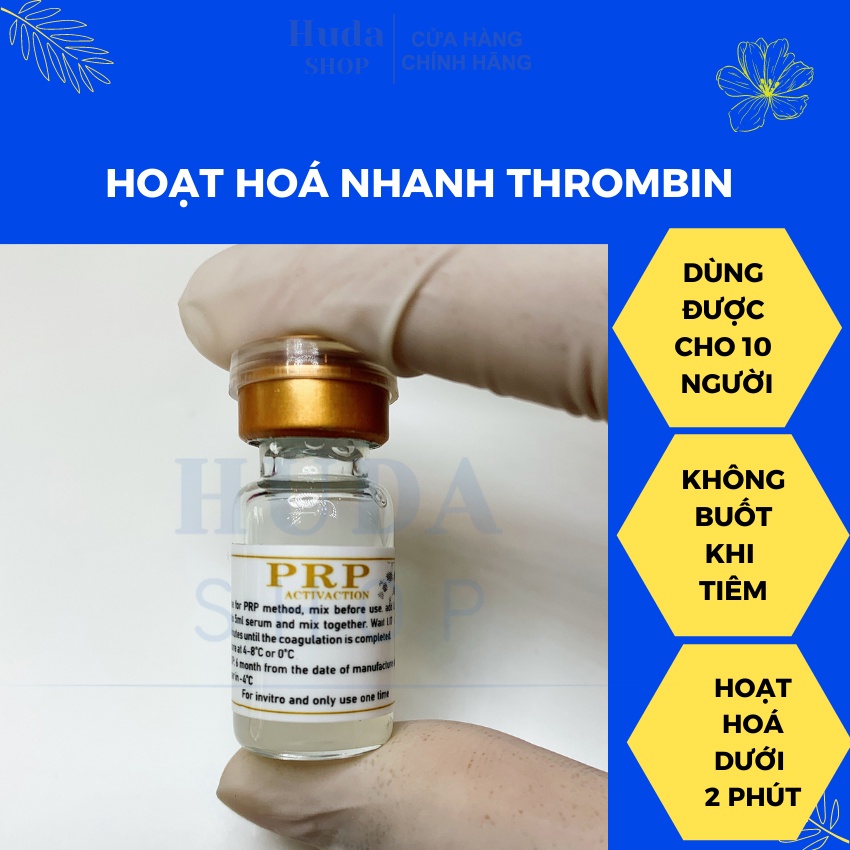 Thrombin - Chất hoạt hoá nhanh PRP 1 phút 17 giây