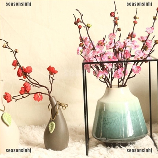 Cành Hoa Đào Giả Bằng Nhựa Dùng Trang Trí Nhà Cửa