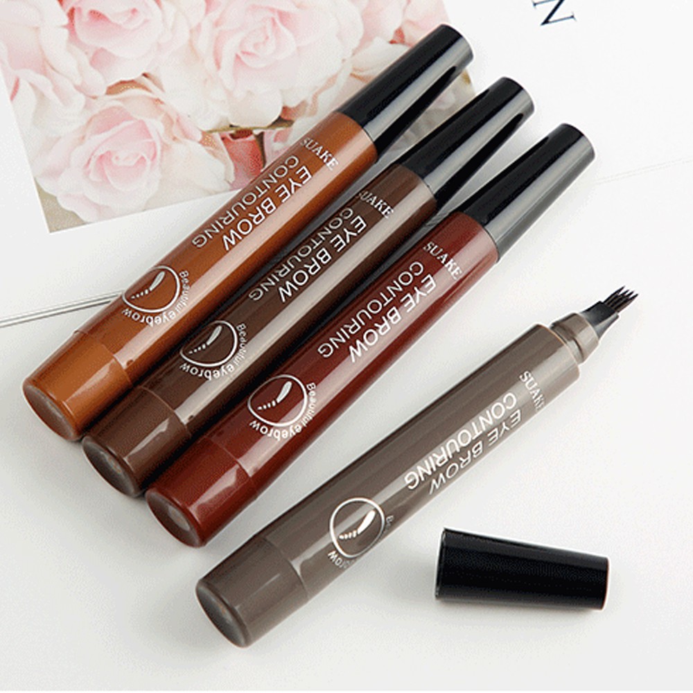 Chì Kẻ Mày Gẩy Sợi 4 Ngòi Nét Mảnh Eye Brow Contouring Nội Địa Trung