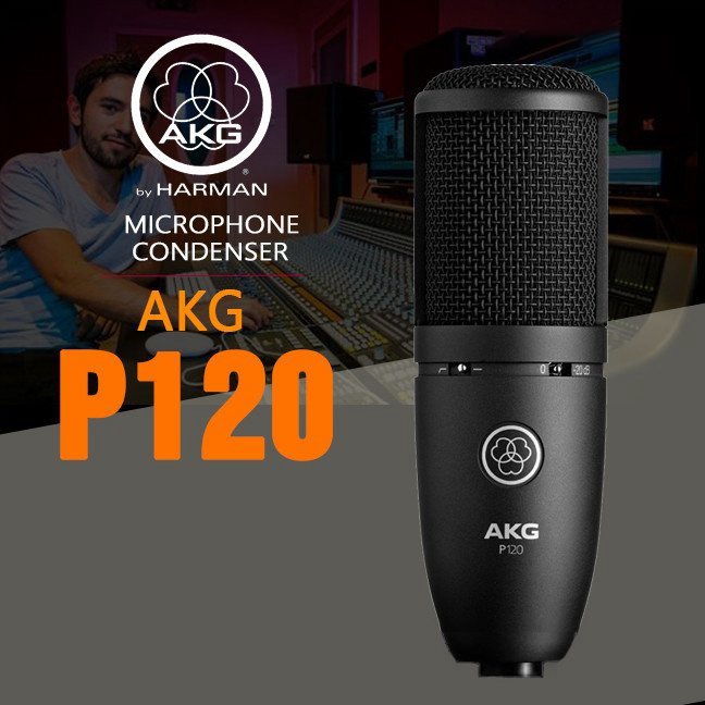 MT MAX Micro thu âm AKG P120 - Mic thu âm cao cấp dành cho phòng thu, nhạc cụ, livestream chuyên nghiệp - Chính xác tuyệ