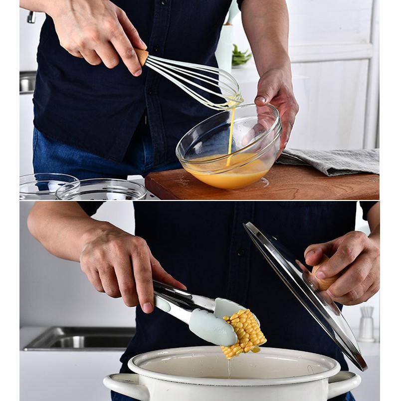 Set of 11 dụng cụ nấu ăn Silicone Kitchenware