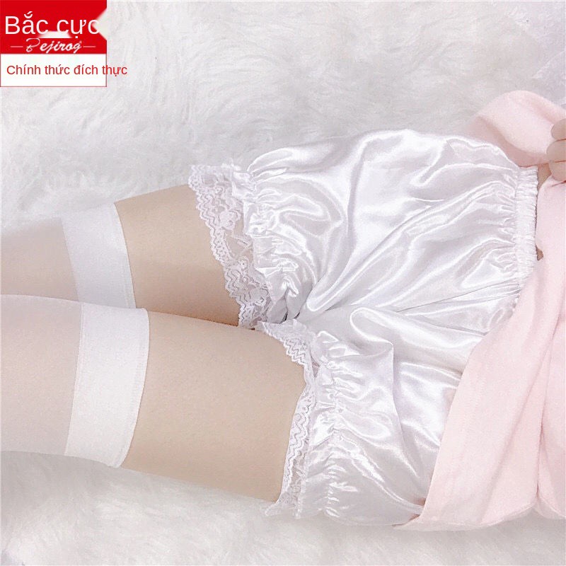 lolita legging quần an toàn của phụ nữ chống trống mùa hè phần mỏng bảo hiểm Nhật Bản ren jk dễ thương mặc bên ngo