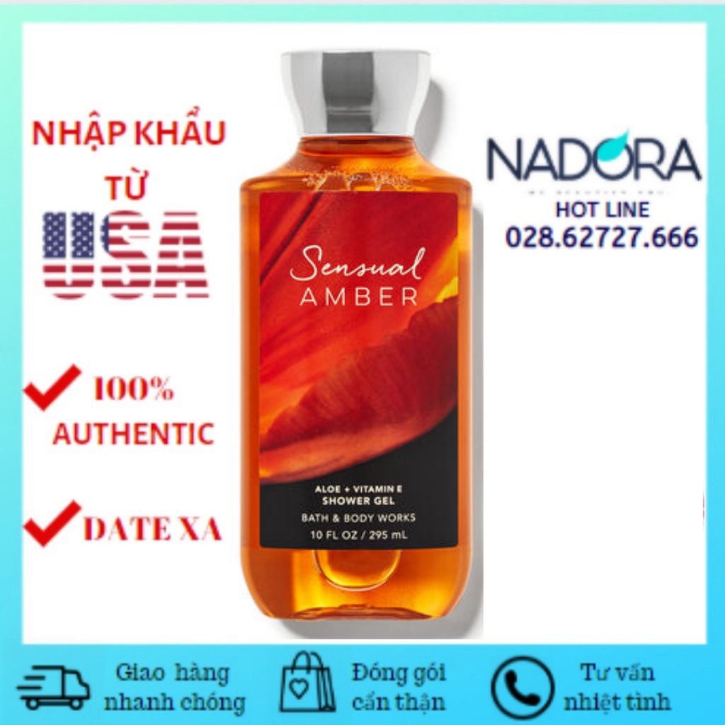 Sữa Tắm Toàn Thân Bath and Body Works - Sensual Amber Shower Gel