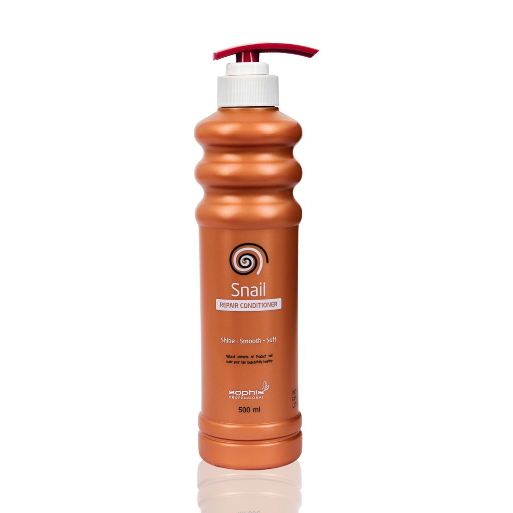 Dầu Gội Ngăn Rụng Tóc Snail siêu phục hồi tóc, siêu thơm Sophia Professional 500ml - Hàng chính hãng