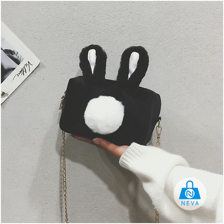 [Mã FAMAYWA2 giảm 10k đơn từ 50k] (Giá Sốc) Túi Đeo Chéo Thỏ Lông Mềm Mịn Siêu Xinh NEVA9160 | BigBuy360 - bigbuy360.vn