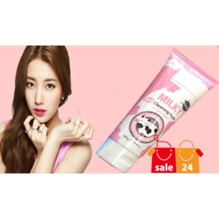 Sữa rửa mặt trắng da sữa bò MILKY Thái Lan
- Tuýp màu hồng  Collagen