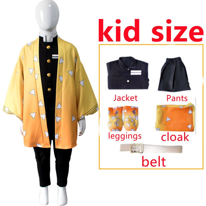 Trang Phục Kimono Hóa Trang Nhân Vật Tanjirou Kamado Nezuko Cho Bé Trai
