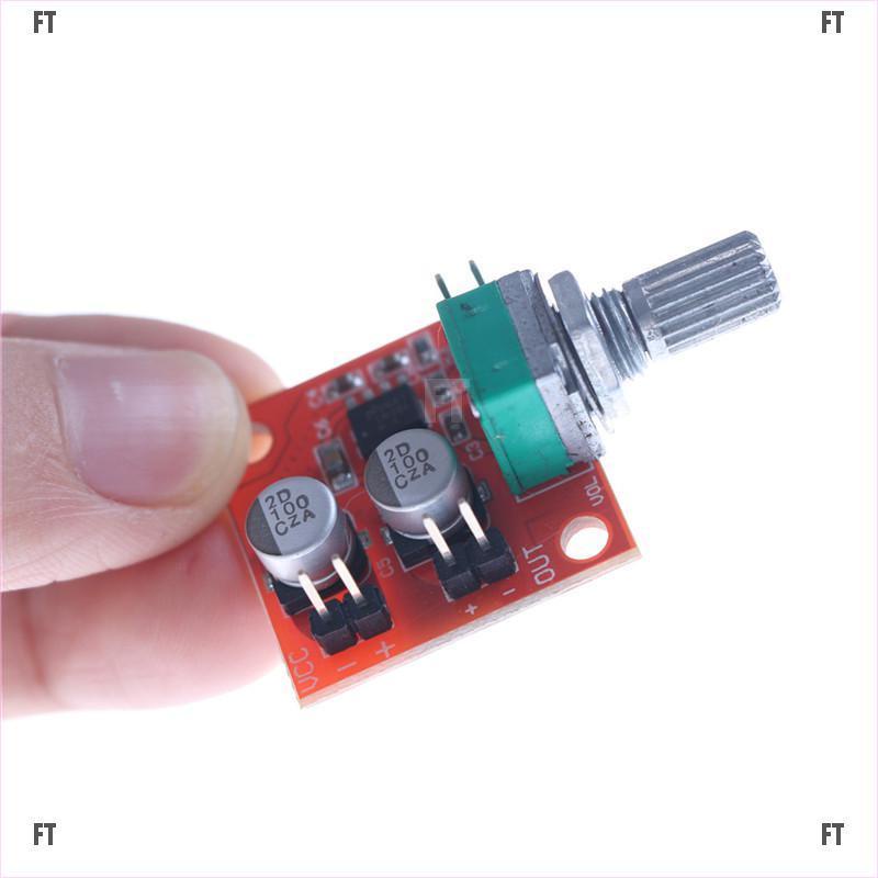 <FT> LM386 Electret Microphone Power Amplifier Board Gain 200 Times DC 3.7V-12V