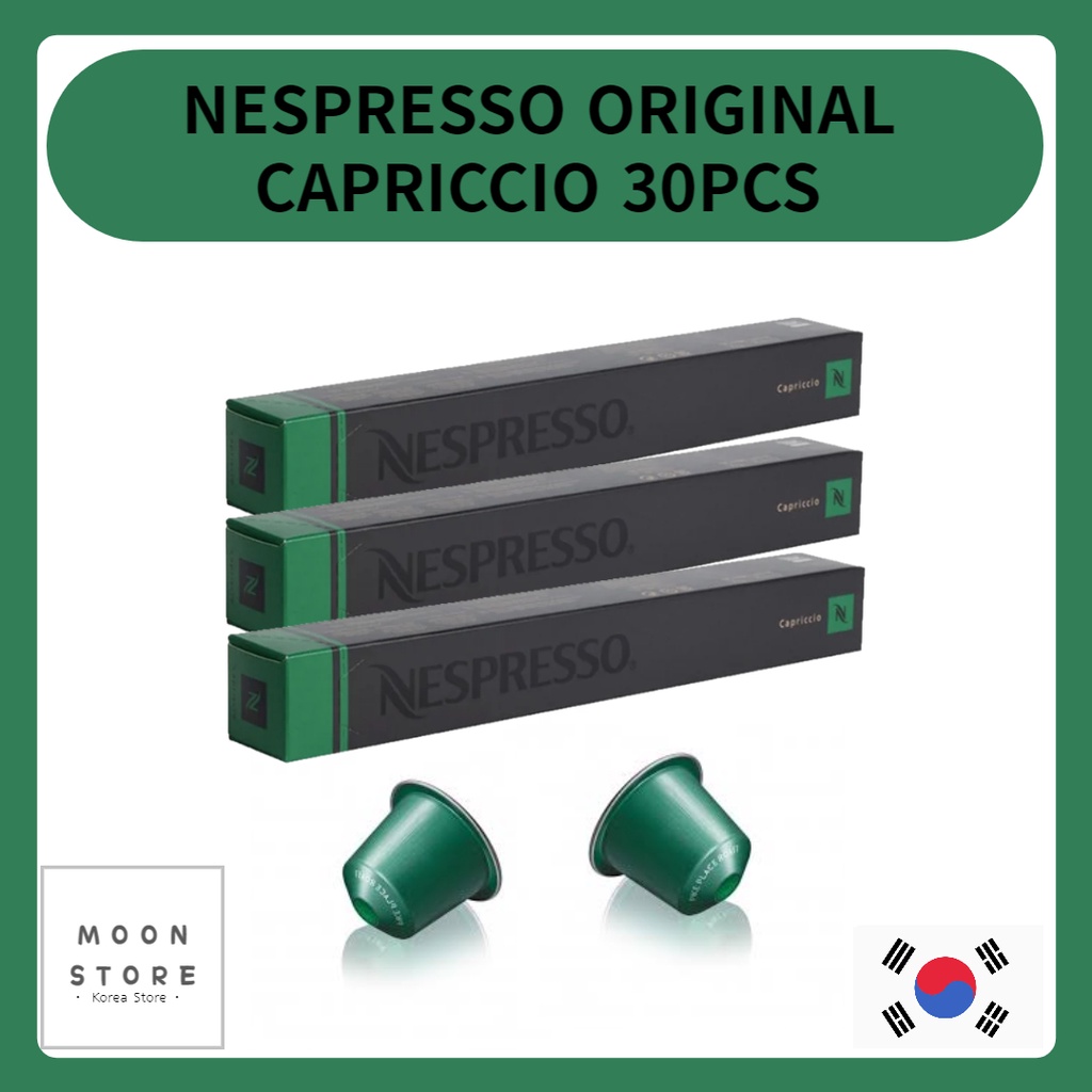 [NESPRESSO] CÀ PHÊ CAPSULE CHÍNH HÃNG NESPRESSO CAPRICIO 3 HỘP 30 CÁI