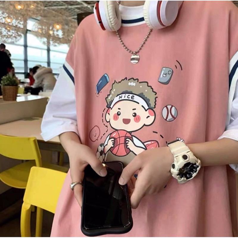 [ Rẻ Vô Địch ] Áo Raplang cậu bé búp bê tay lỡ dáng rộng