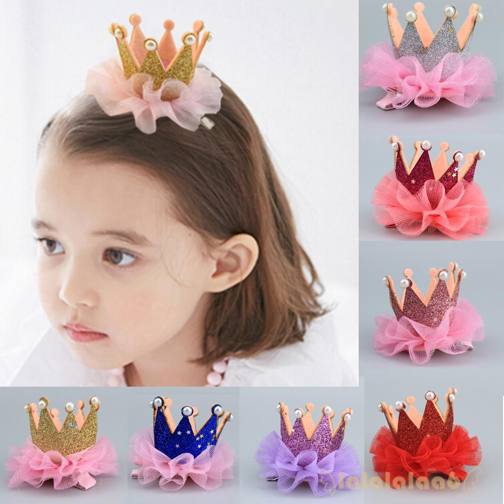 Kẹp tóc hình vương miện xinh xắn dành cho bé gái