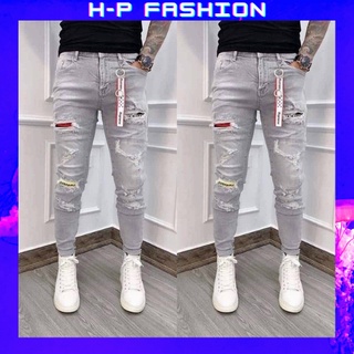 Quần jean nam chất bò thời trang Hpfashion, Quần bò nam đẹp vải jean co giãn mềm mịn, form cực chuẩn - QJNTCS63