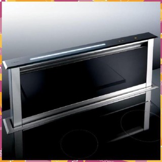 Máy hút mùi âm bàn Malloca LIFT - K6008 , chất liệu inox , kính đen ( Phân Phối Chính Hãng )