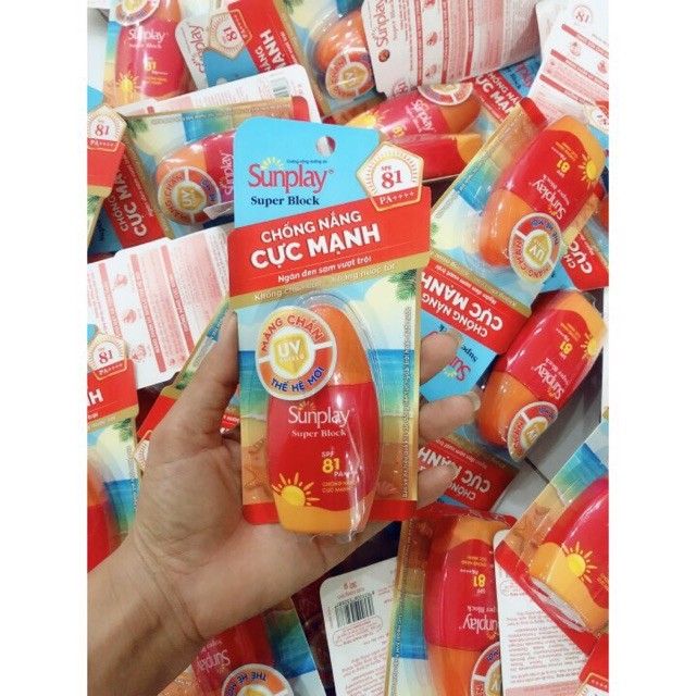 KEM CHỐNG NẮNG CỰC MẠNH SUNLAY SUPER BLOCK SPF 81 PA++