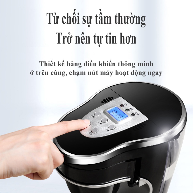 YA27 Ấm pha cà phê Mỹ mini thông minh, tiết kiệm điện hơn shopbenbo