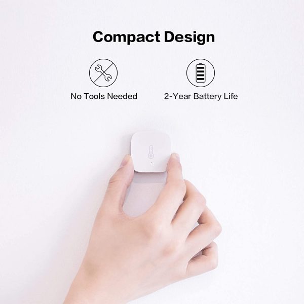 Cảm biến nhiệt độ độ ẩm Xiaomi Aqara (Bản Quốc Tế - 2021) - RTCGQ11LM - Bảo hành 12 tháng