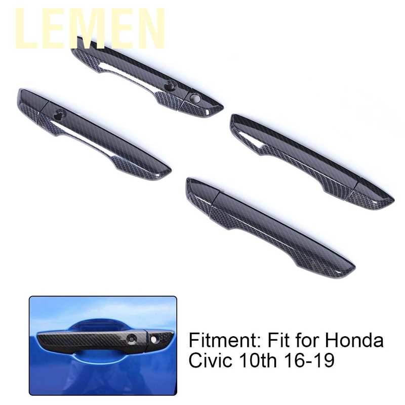 Bộ 8 ốp tay nắm cửa xe ô tô Honda Civic 10th 16 19