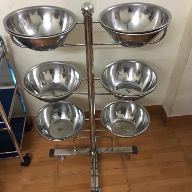 GÁ TỐT Bát inox đựng mặt nạ đường kính 8 cm dùng trong spa y tế