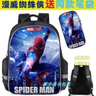 Bộ ba lô đi học họa tiết Marvel Spiderman cho bé từ lớp 1-4