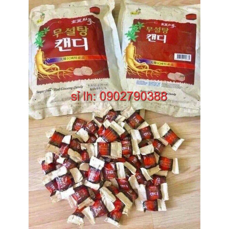 Kẹo sâm hàn quốc không đường 500g