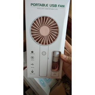 QUẠT CẦM TAY MINI KÈM BÌNH PHUN NƯỚC