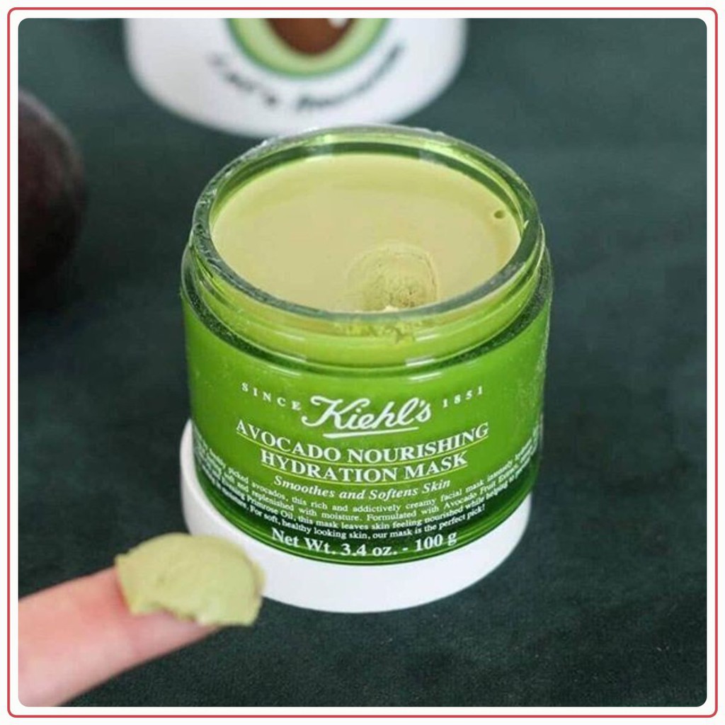  [RẺ NHẤT SHOPEE] Mặt nạ Bơ Kiehl's Avocado Nourishing Hydration Maskfull size 100g