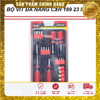 BỘ TUA VÍT CXH-189 ĐA NĂNG 23 MÓN TIỆN DỤNG