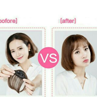 Tóc giả mái thưa ( có mai )