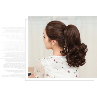 Tóc giả ngoặm xoăn lọn 38cm