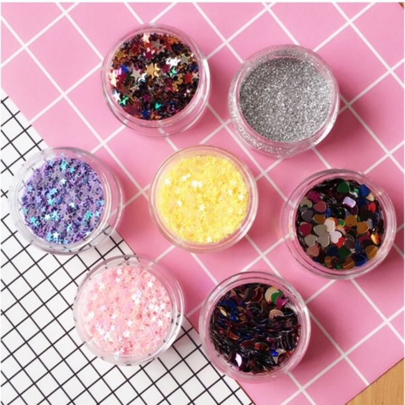 Nhũ mắt kim tuyến lấp lánh blink blink - Makeup trang điểm hàn quốc, đính móng