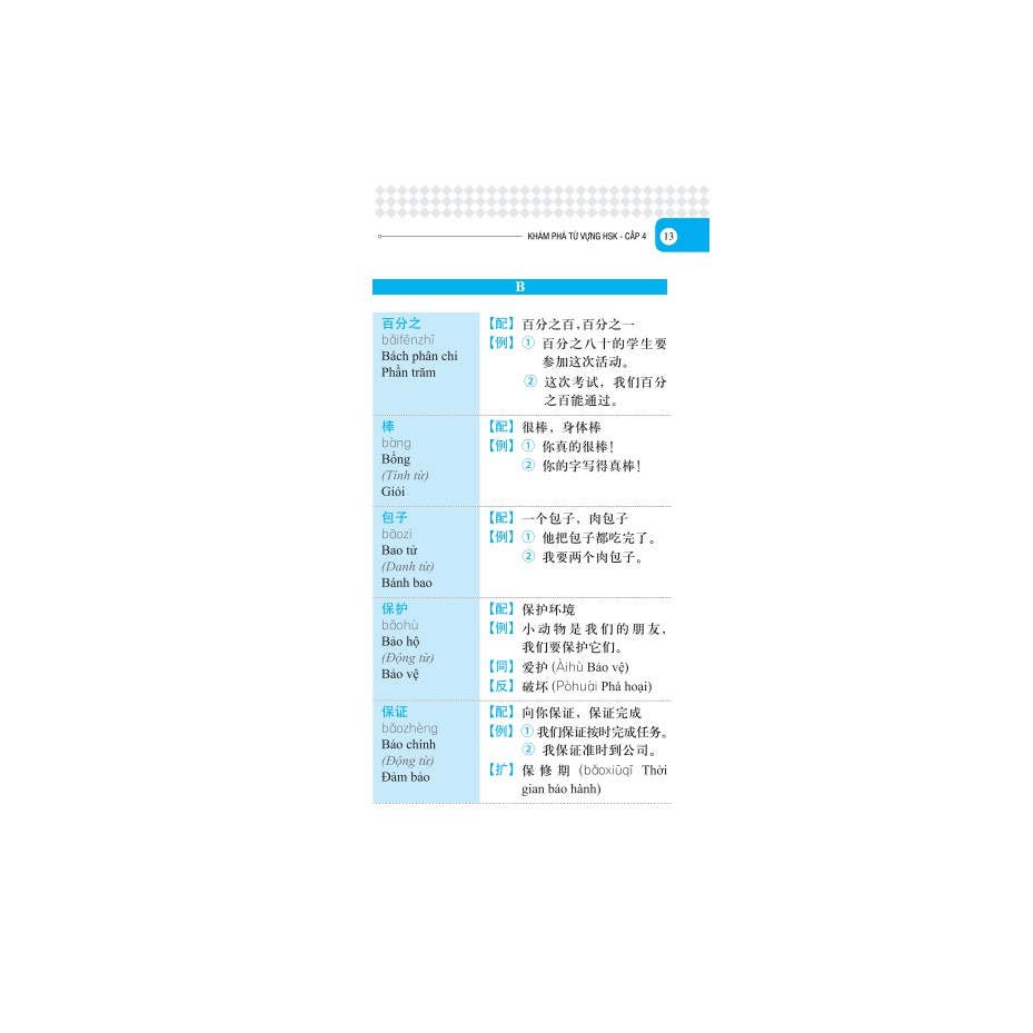 Sách - Vocabulary Khám phá từ vựng HSK - Cấp 4