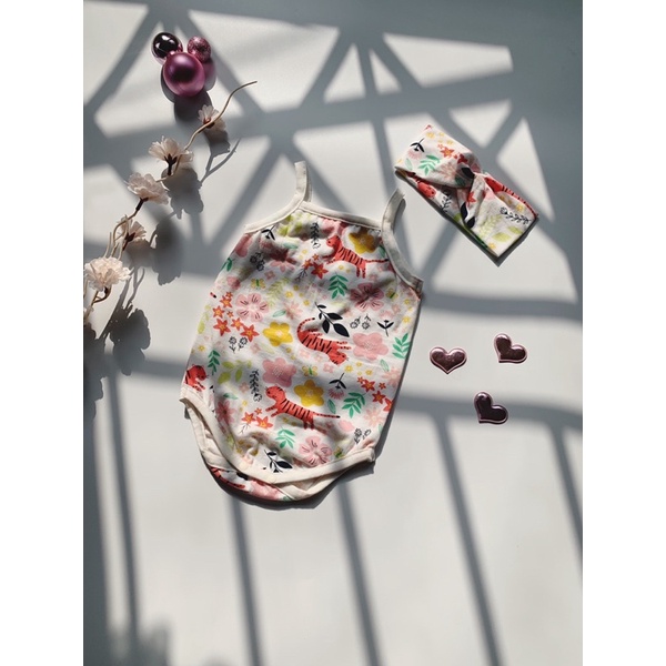 Body 2 dây vải cotton Hàn quốc mềm mịn SWEET CHERRY