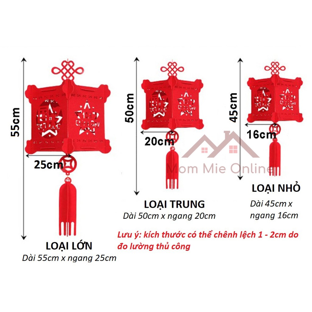 Lồng đèn xuân 3D khắc câu chúc Tết nhiều ý nghĩa - LD04