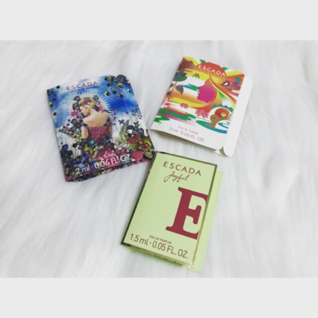 💥 Mẫu thử nước hoa nữ Escada | Thế Giới Skin Care