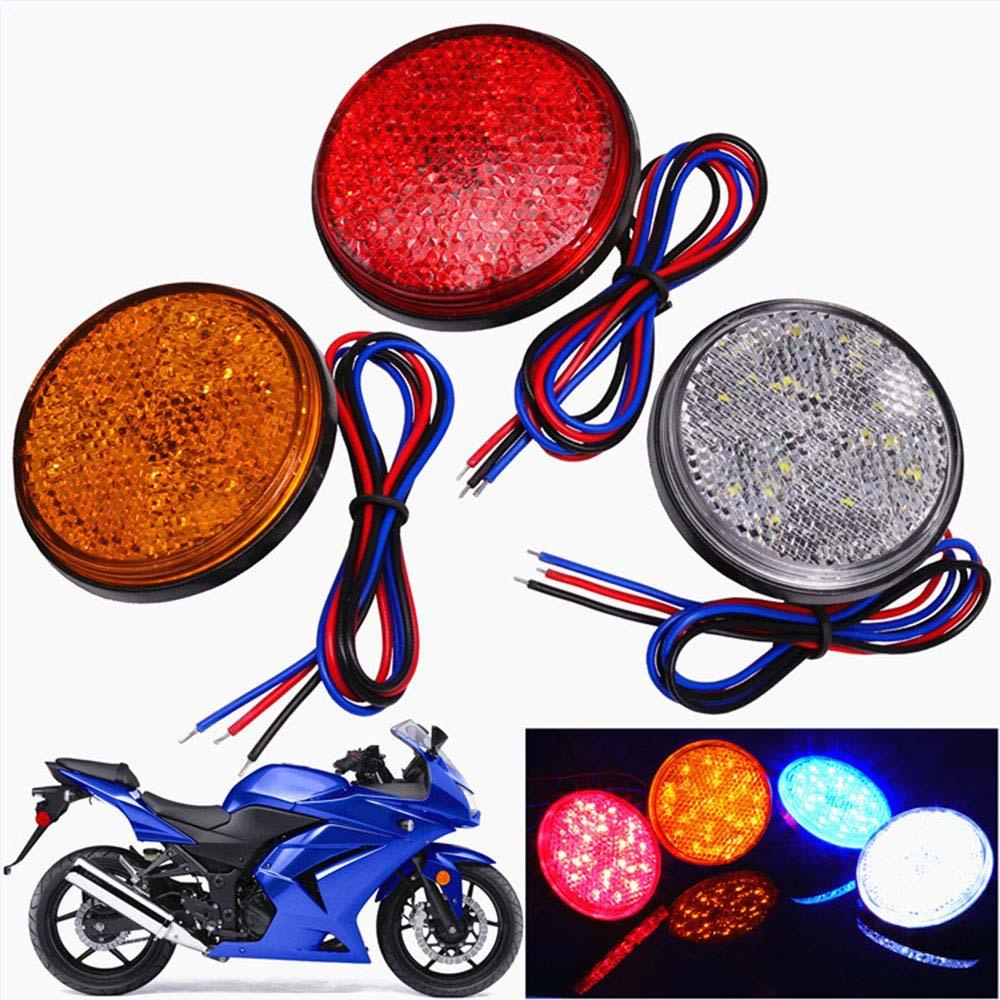 Đèn LED Tròn Màu Trắng / Vàng / Đỏ Gắn Đuôi Xe Tải