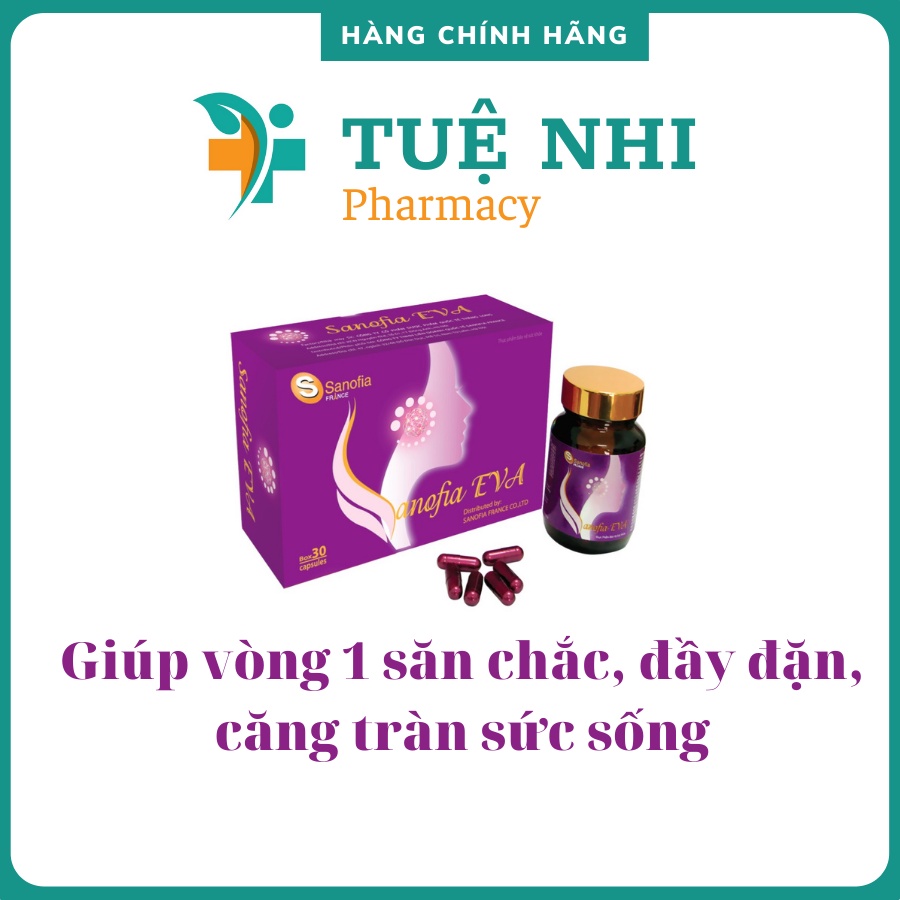 Viên uống SANOFIA EVA giúp cân bằng và tăng cường nội tiết tố nữ hộp 30 viên - NT075