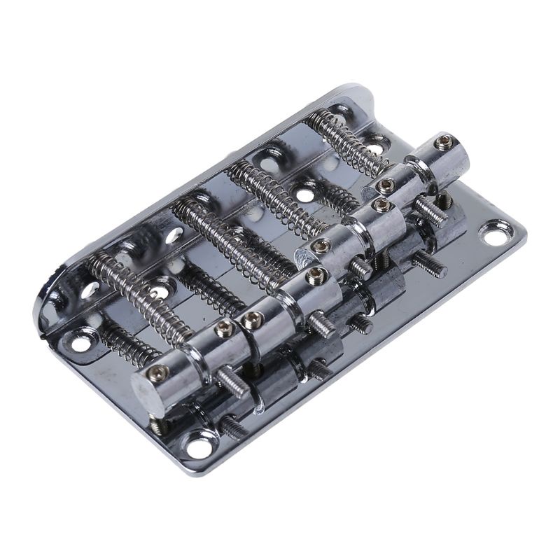 Bộ Ngựa Đàn Bằng Chrome + 5 Ốc Vít + Cờ Lê Chuyên Dụng Dành Cho Guitar Jazz Bass