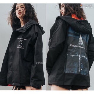 🌵 𝐓𝐡𝐞𝐔𝐥𝐳𝐳𝐚𝐧𝐠 🌵 CM Áo Khoác Bomber (HotTrend) Hình Mặt Cười (Kèm Video, Hình Thật)
