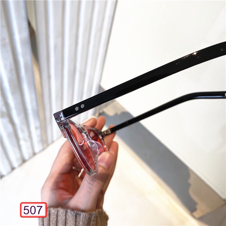 MẮT KÍNH THỜI TRANG 2 CHẤM STYLE KPOP 507 VIỀN TRONG SUỐT NHIỀU MÀU | BigBuy360 - bigbuy360.vn