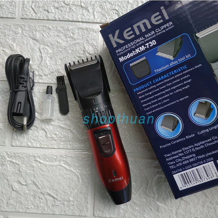 Tông Đơ Cắt Tóc Cao Cấp Kemei KM-730