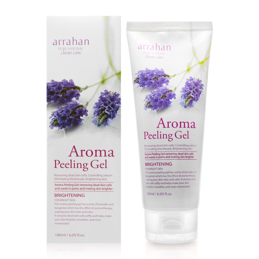 (Chính hãng) Gel Tẩy da chết hoa quả làm trắng da Arrahan 180ml Than/ Chanh/ Táo/ Lavender/ Đông Y | BigBuy360 - bigbuy360.vn