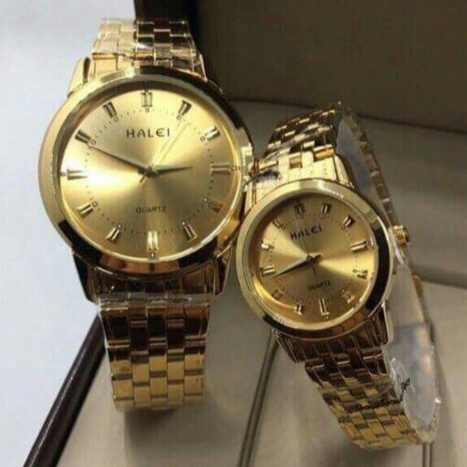 Đồng Hồ Nam Nữ HALEI 502 Dây Kim Loại Mạ Vàng Cao Cấp | BigBuy360 - bigbuy360.vn