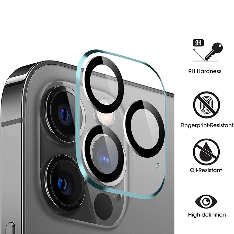 Kính cường lực Trong Suốt bảo vệ chống xước Camera cho iPhone 15 14 13 12 11 Pro Max Plus Mini