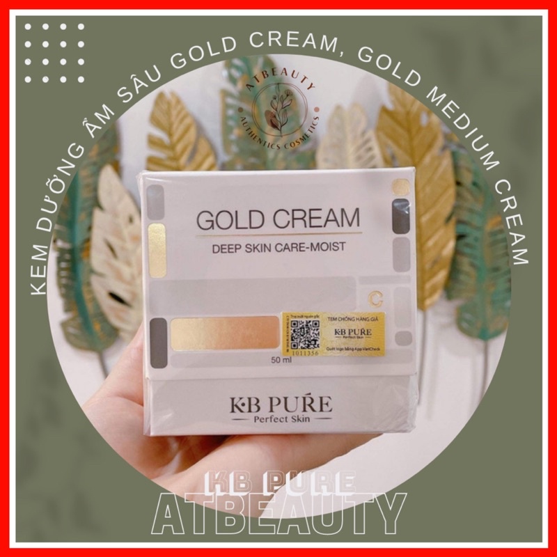Kem dưỡng ẩm KB Pure Gold medium cream/ Gold cream 50gr
