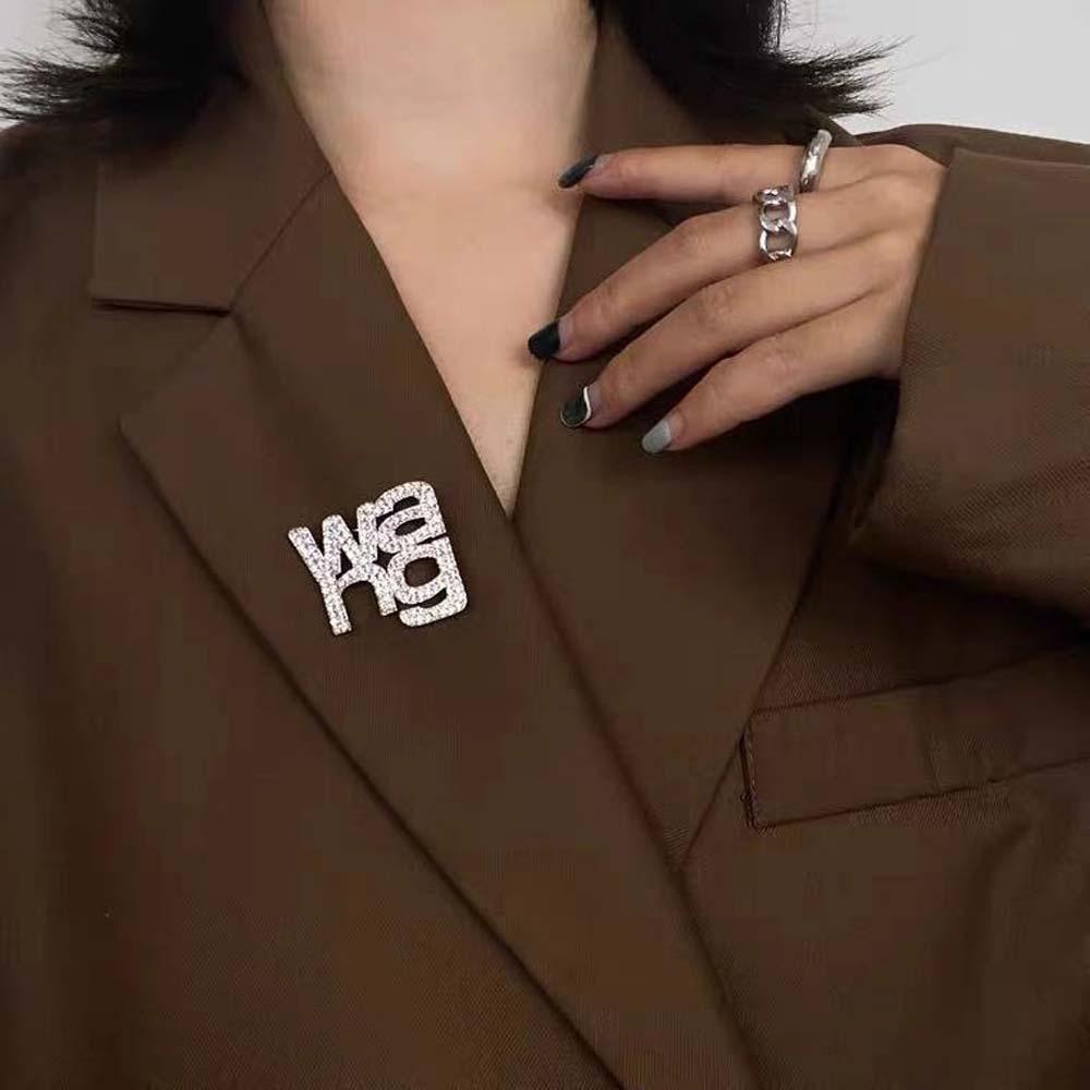 USNOW Trâm Cài Áo Hợp Kim Hình Hoạt Hình Đính Đá Phong Cách Âu Mỹ